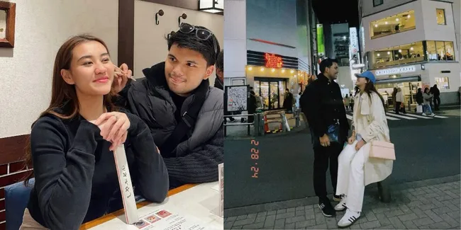 Potret Aaliyah Massaid Pamer Kemesraan Bareng Thariq Halilintar saat Liburan ke Jepang