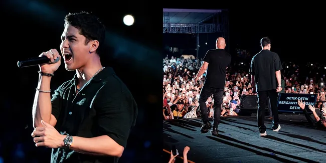 Potret Al Ghazali Manggung Bareng dengan sang Ayah, Tampak Kompak dan Seru
