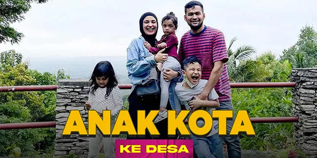 Potret Bahagia Keluarga Shireen Sungkar Bisa Bermain di Sawah