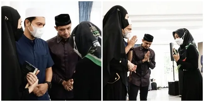 Potret Dude Harlino Bertakziah ke Kediaman Ridwan Kamil, Ikuti Doa Bersama - Berharap Diberi Kesabaran