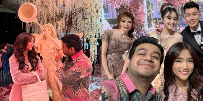 Potret Fadil Jaidi di Kondangan Vior, Nempel Terus Sama Fuji