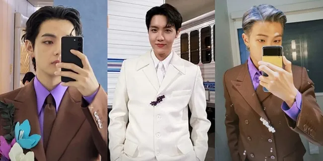 Potret Gaya Ganteng Para Member BTS di Grammy Awards 2022, Curi Perhatian Pancarkan Aura Prince Charming!