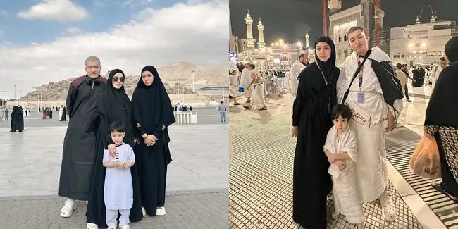 Potret Lyra Virna Umroh Ditemani Anak-anak yang Kian Dewasa