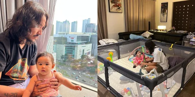Potret Marcello Tahitoe Momong sang Anak Dunia Tahitoe, Diuyel-uyel Saking Gemesnya