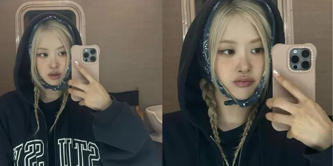 Potret Mirror Selfie ala Rose BLACKPINK yang Memukau dan Beragam