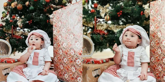 Potret Perayaan Ulang Tahun Zefanya Graneth Emmanuela Anak Felicya Angelista, Dibikin Seru dari Pakai Outfit Natal sampai Jadi Koki