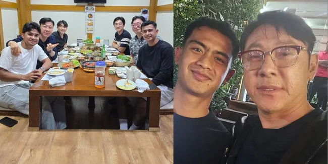 Potret Pertemuan Pratama Arhan Dengan Shin Tae-yong, Habiskan Momen Dengan Makan Malam Bersama