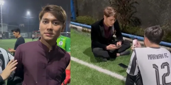 Potret Rizky Billar yang Harus Setoran Ngaji Dulu Sebelum Main Bola, Warganet Sebut Sirkelnya Positif Banget