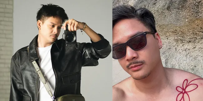 Potret Selfie di Pantai, Baskara Mahendra Tak Malu Tunjukkan Uban Yang Mulai Tumbuh di Rambutnya