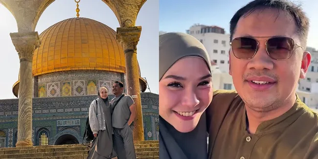 7 Potret Zaskia Adya Mecca Kembali Kunjungi Masjid Al-Aqsa, Hanung Bramantyo Ikut Menyusul
