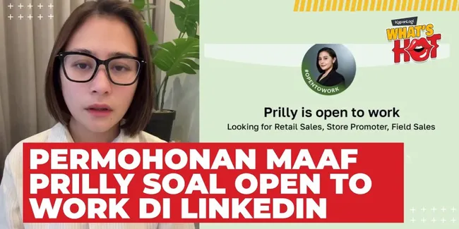 Prilly Latuconsina Minta Maaf Soal Open to Work di LinkedIn, Aku Buat Banyak Orang Kecewa