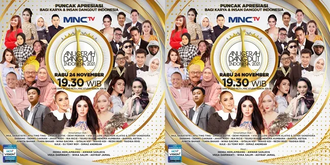 Puncak Anugerah Dangdut Indonesia 2021 Digelar Nanti Malam, Akan Dimeriahkan Oleh Bintang-bintang Dangdut Mulai Ayu Ting Ting Sampai Inul Daratista