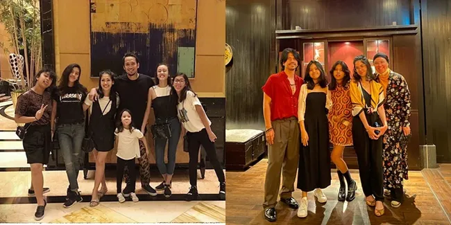 Punya Anak Cewek Semua, Ini 7 Potret Adu Gaya Tora Sudiro dan Ariyo Wahab - Jadi yang Paling Ganteng di Keluarga
