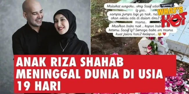 Putra Kedua Riza Shahab dan Sonia Alattas Meninggal Dunia di Usia 19 Hari