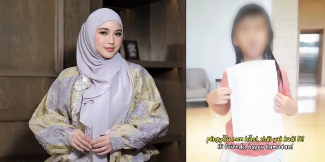Putri Chacha Frederica Tunjukkan Bakatnya Berbahasa Asing, Ucapkan Selamat Ramadan Dalam Bahasa Mandarin