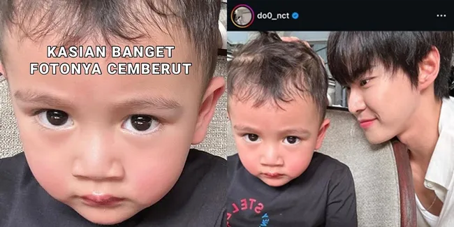 Raffi Ahmad Perlihatkan Rayyanza yang Cemberut saat Difoto, Ternyata karena Salting Foto Bareng Doyoung NCT