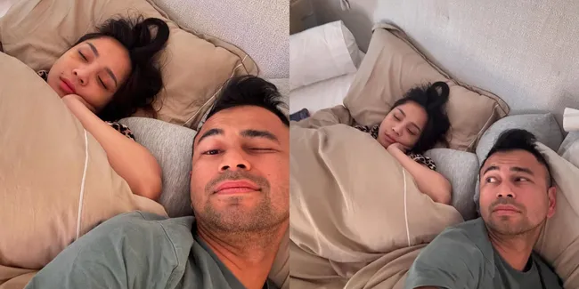 Raffi Ahmad Posting Nagita Lagi Tidur, Netizen: Tidurnya aja Tetap Cantik