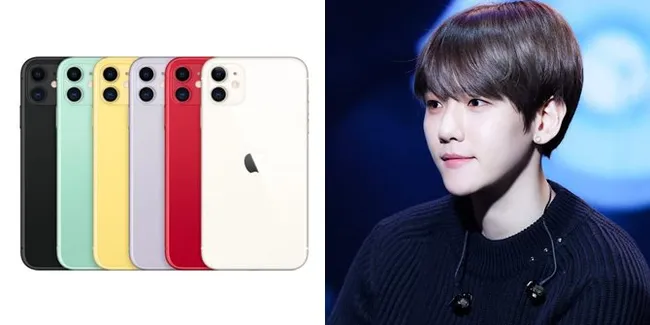 Reaksi Kocak Baekhyun EXO Lihat Fotonya Dibandingkan Dengan iPhone 11 Oleh Fans
