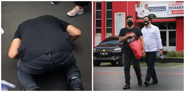 Resmi Keluar Dari Rutan Salemba, Vicky Prasetyo Langsung Sujud Syukur da Peluk Ibu Serta Adik Perempuannya