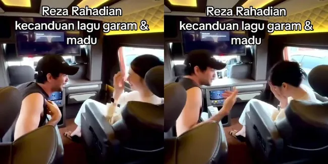 Reza Rahadian Kecanduan Lagu 'Garam dan Madu', Asyik Nyanyi dan Joget di Depan Laura Basuki