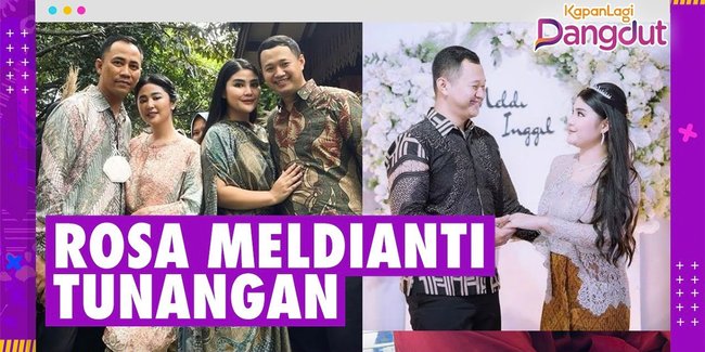 Rosa Meldianti Tunangan Dengan Kekasihnya Inggil yang Berprofesi Pilot - Dewi Perssik Tidak Hadir?