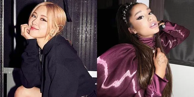 Rose BLACKPINK Dapat Hadiah Spesial Dari Ariana Grande, Isinya Apa?