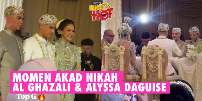 SAH! Detik-Detik Akad Nikah Al Ghazali & Alyssa Daguise, Beri Mahar Istimewa