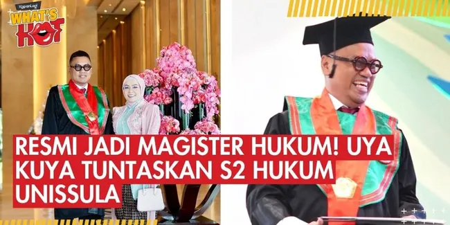 Sah Jadi Magister Hukum, Uya Kuya Wisuda S2 di UNISSULA Usai Rampungkan Tesis 3 Bulan