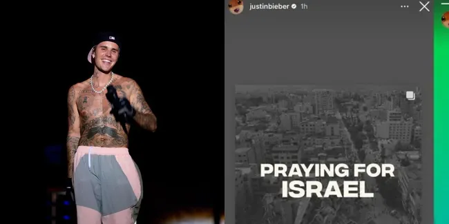 Salah Posting Foto, Justin Bieber Serukan Doa Untuk Israel Tapi Pasang Foto Gaza