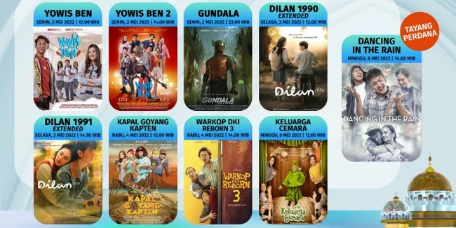SCTV Sajikan Program Lebaran Penuh Cinta, Film 'DANCING IN THE RAIN' Tayang Perdana di Layar Kaca