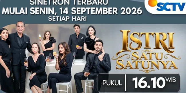 SCTV Umumkan 3 Sinetron Baru yang Akan Tayang Mulai 14 September