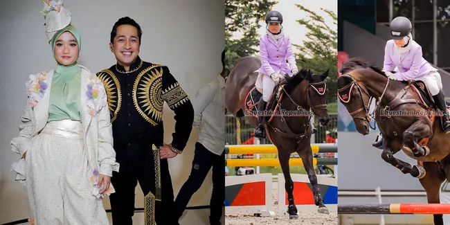 Sempat Ada Insiden Jatuh, Ini 7 Potret Aisyah Anak Sulung Irfan Hakim yang Kembali Ikut Kompetisi Berkuda