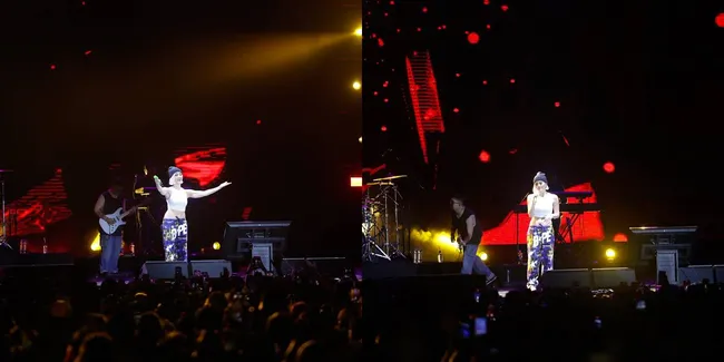 Sempat Kehilangan Suara Sebelum Tampil, Agnez Mo Menutup Synchronize Fest 2022 dengan Sempurna