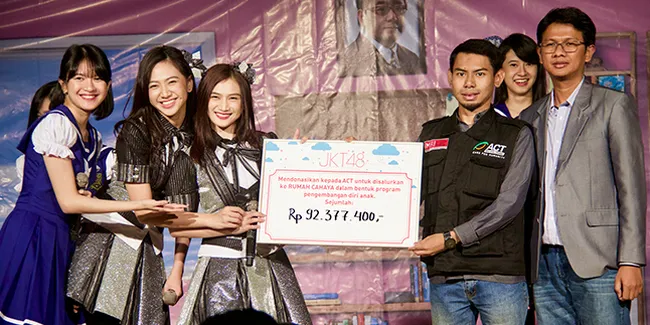 Seperti Ini Berbagi Kebaikan di Bulan Ramadan Ala Member JKT48