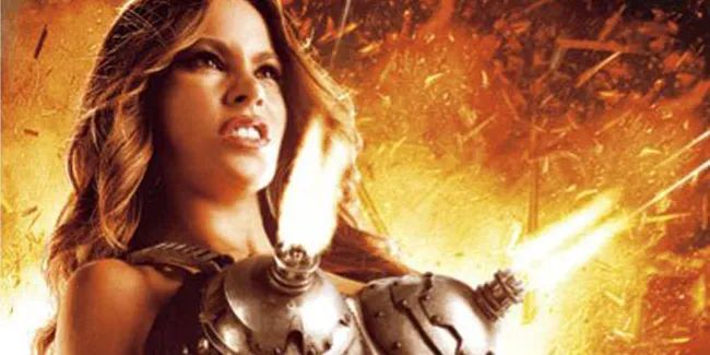 Sofia Vergara Perankan Wanita Berpayudara Senjata