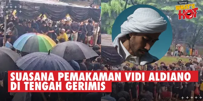 Suasana Pemakaman Vidi Aldiano Di Tengah Gerimis, Semua Kompak Bersaksi Alm Adalah Orang Baik