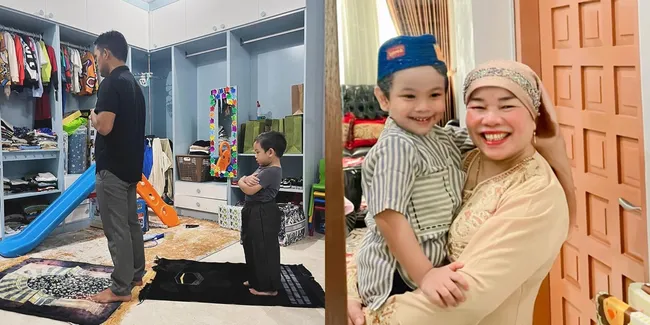 Sudah Besar, 7 Potret Gala Anak Mendiang Vanessa Angel yang Kini Belajar Salat - Les Ngaji