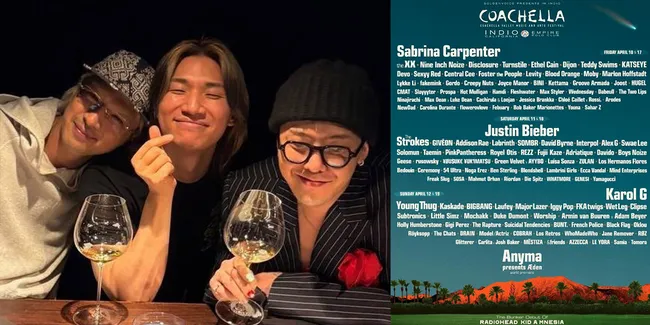 Sudah Fix! Bing Bang Dipastikan Akan Tampil di Coachella 2026