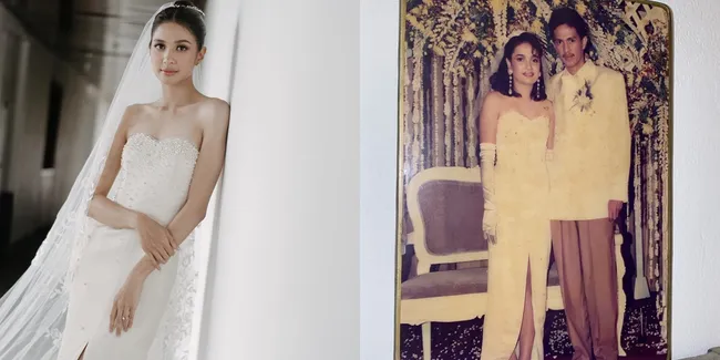 Tampil Anggun dan Memesona, Sederet Seleb Ini Kenakan Gaun Warisan Sang Ibu di Hari Pernikahannya