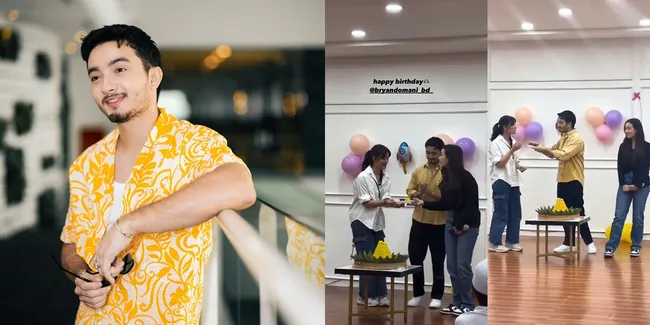 Tasyakuran Ultah, Bryan Domani Berikan Potongan Tumpeng ke Adik dan Pacar Secara Bersamaan Banjir Pujian