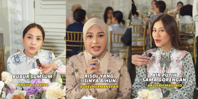 Ternyata Ini Menu Wajib Buka Puasa dari Nagita Slavina - Aaliyah Massaid, Gorengan Paling Banyak Disebut