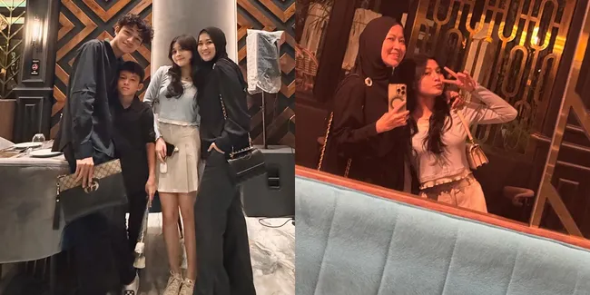 Tetap Happy Meski Tanpa Pasangan, Okie Agustina Rayakan Valentine dan Ultah Anak Bersama Keluarga