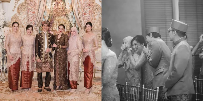 Tetap Tegar di Tengah Isu Cerai, 7 Potret Natasha Rizky yang Selalu Umbar Senyum di Pernikahan Enzy Storia