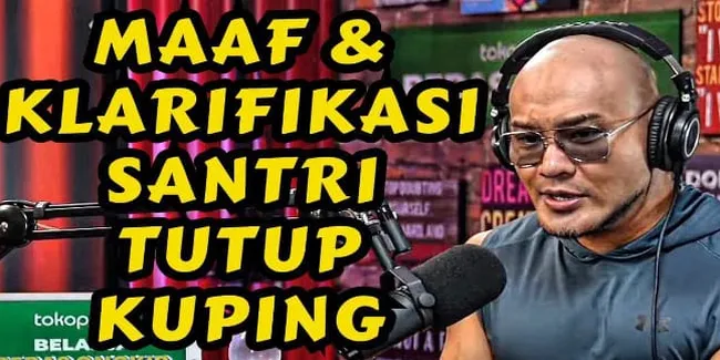 Tuai Kontroversi, Deddy Corbuzier Minta Maaf Atas Komentar Yang Ia berikan Kepada Para Santri