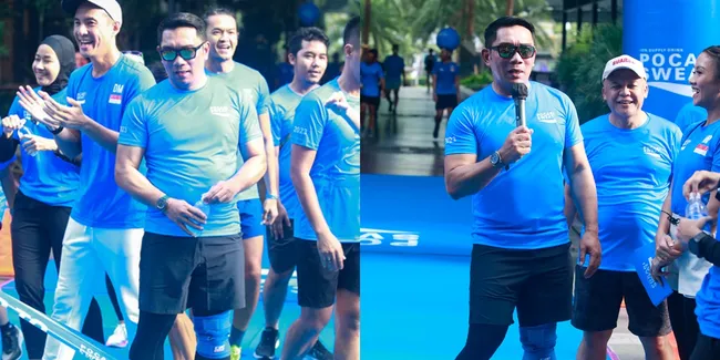 Usai Nonton Konser Dewa 19, Ridwan Kamil Tetap Semangat Ikut Lari Pagi