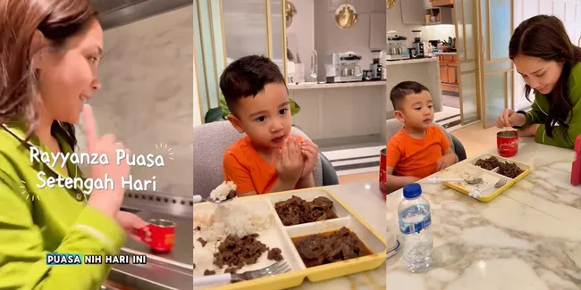 Usia Baru 3 Tahun, 7 Potret Rayyanza Anak Nagita dan Raffi Ahmad Buka Puasa Setengah Hari