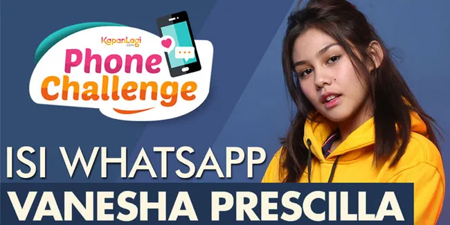 [VIDEO] Vanesha Prescilla Ikutan #PhoneChallenge, Kepoin Yuk!