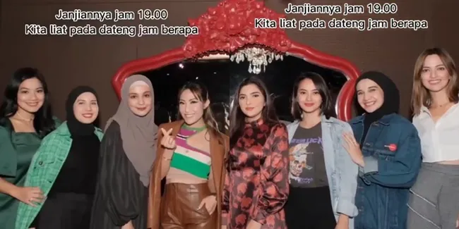 Wanita-Wanita Sibuk! Begini Jadinya Kalau Geng Cendol Mau Kumpul - Janjian Jam 7 Pada Datang Ngaret, Nia Ramadhani Telat Hampir 2 Jam