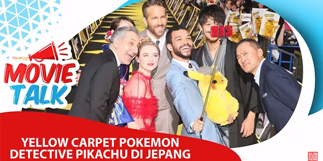 Yellow Carpet POKEMON DETECTIVE PIKACHU di Tokyo, Jepang
