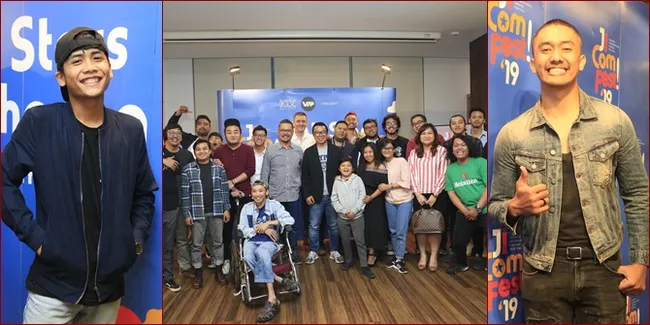 10 Foto Komika Top Hadiri All Stars Gathering Jicomfest 2019